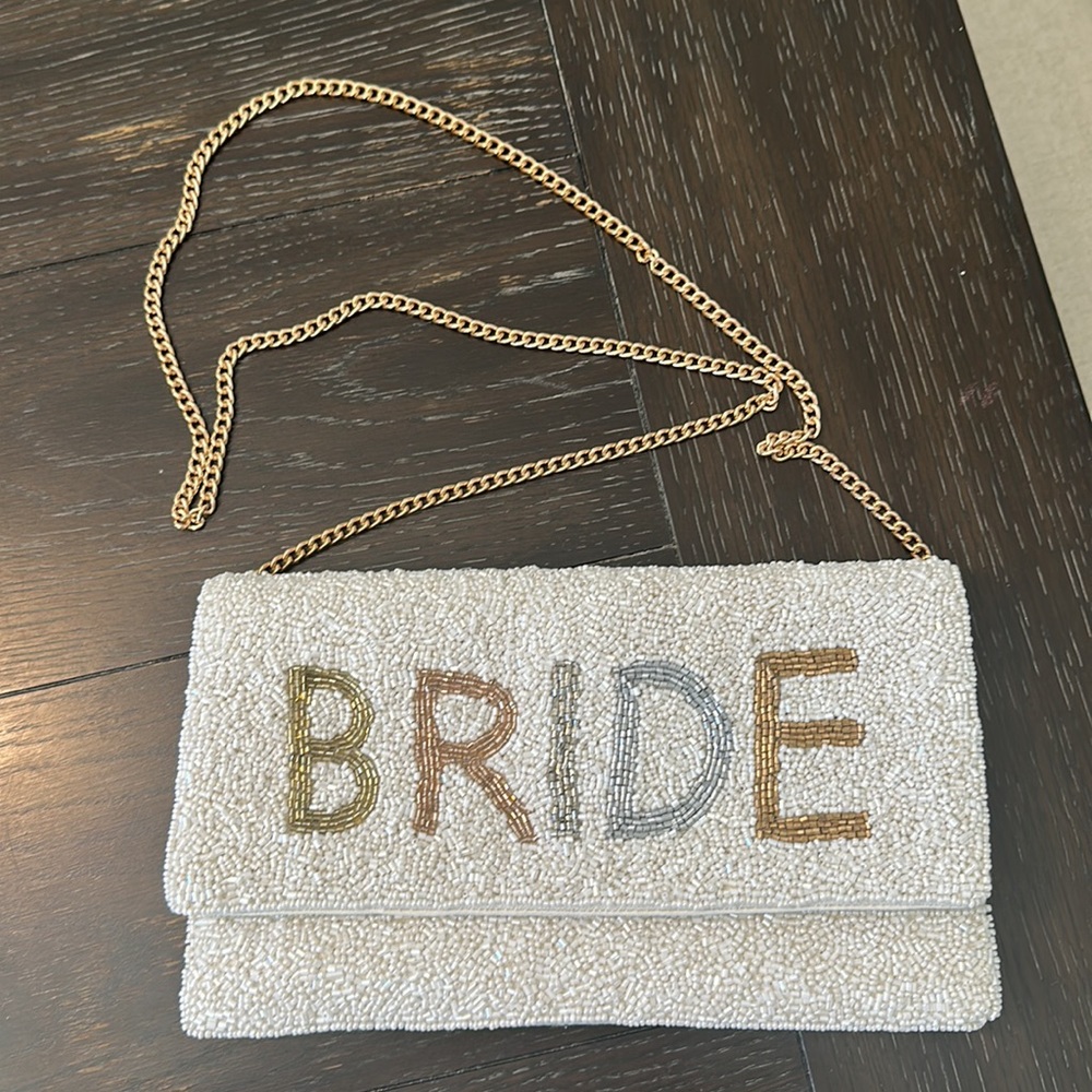 Bride Beaded Clutch Purse